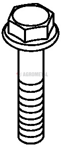 VIJAK PRITISKAČA S PODLOŽKO LASER BCS M8X40