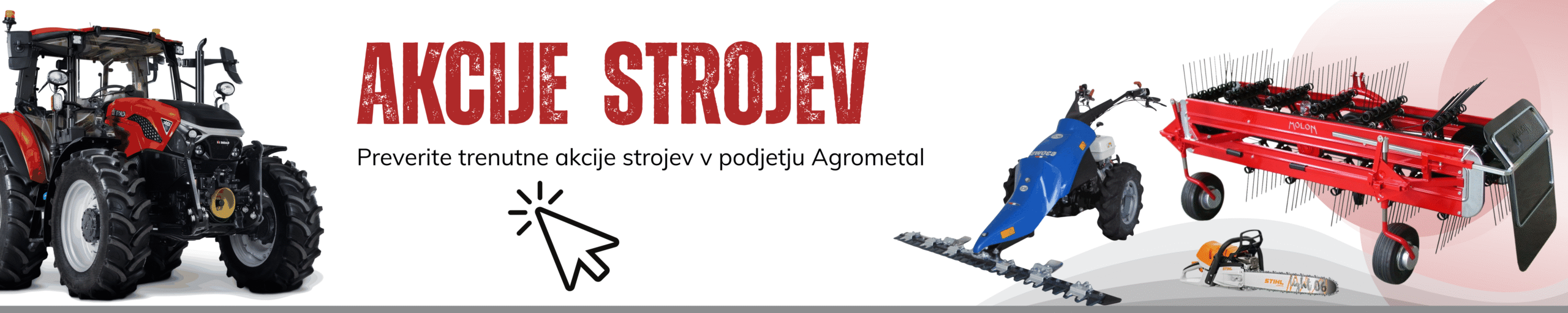 Akcije strojev v podjetju Agrometal