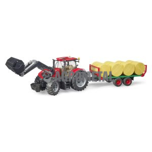 Bruder traktor Case IH Optum s prikolico