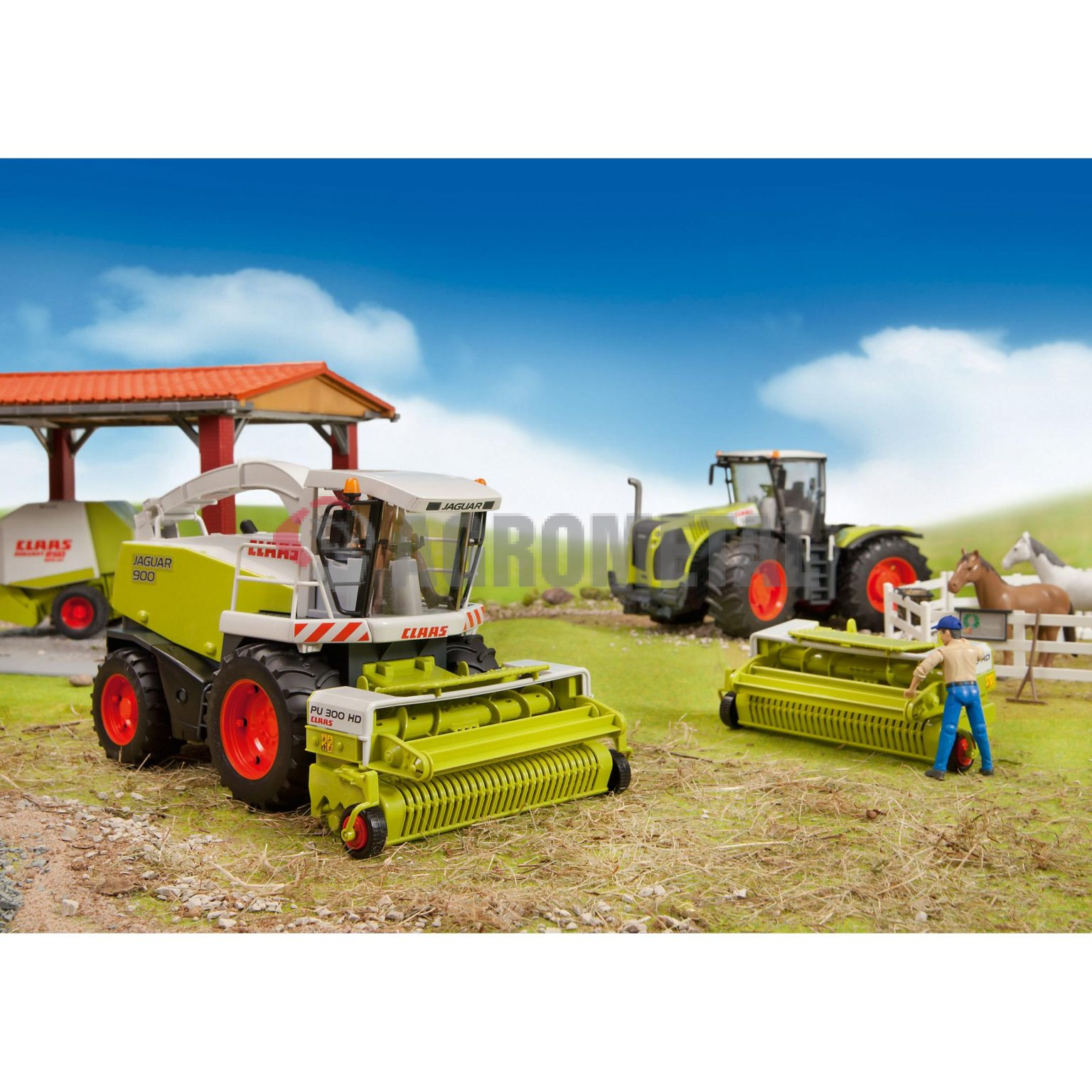 Tractor Claas Xerion 5000 De Bruder – Escala 1:16, Plástico ABS, Fabricado En Alemania Tractor Claas Xerion 5000 Bruder